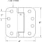 Prime-Line Door Hinge Commercial UL Adjust Self-Close, 4 in. w/ Square & 5/8 in. Corners, Matte Black 3 Pack U 1159083 - alternate 5